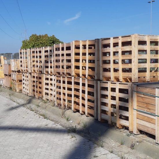 kuubskisten / palletboxen