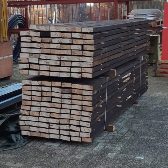 50x125mm vuren balkhout, traditioneel verduurzaamd