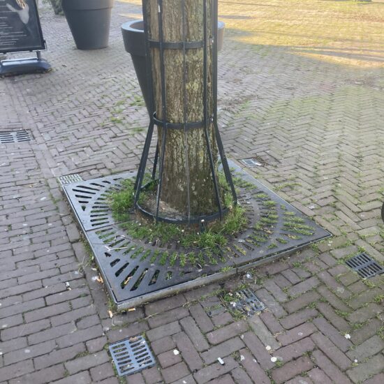 Boomrooster 1250x1250mm gietijzer